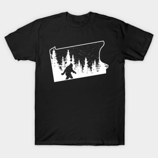 Pennsylvanie Bigfoot Gift T-Shirt